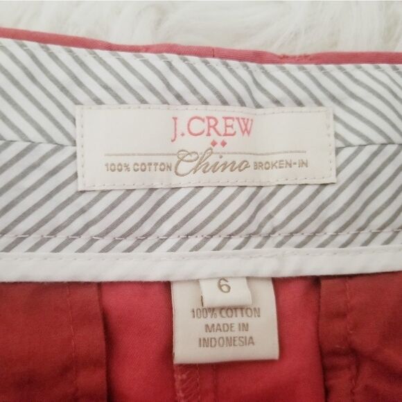 J Crew 100% cotton chinos broken in shorts - Picture 3 of 5